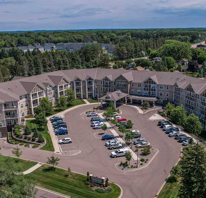 Gable Pines aerial shot